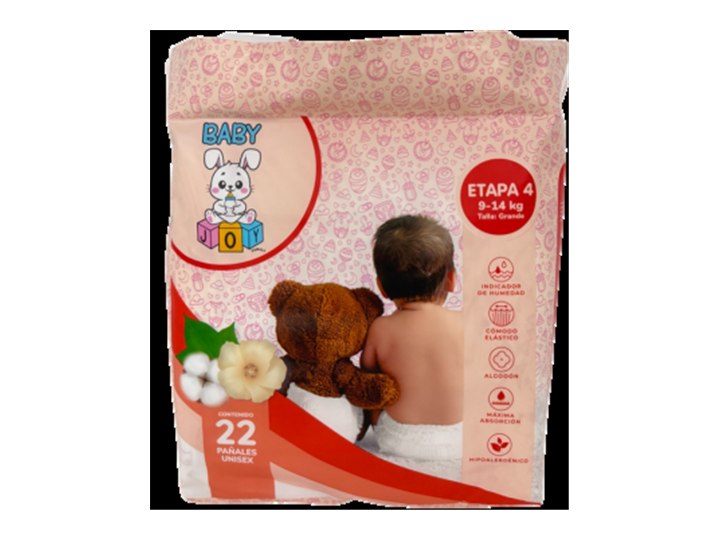 Pañal desechable Etapa 4
