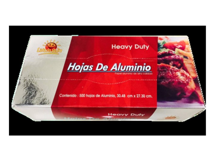 Hoja de aluminio 12 × 10.75 pulg