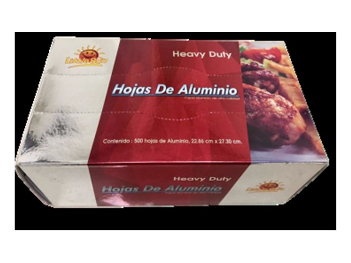 Hoja de aluminio 9 × 10.75 pulg