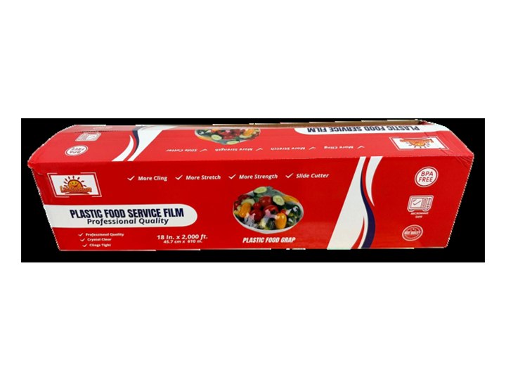 Película para alimentos 18 × 2000 ft